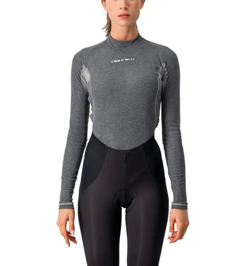 Flanders 2 W Warm - maglietta tecnica - donna Grey