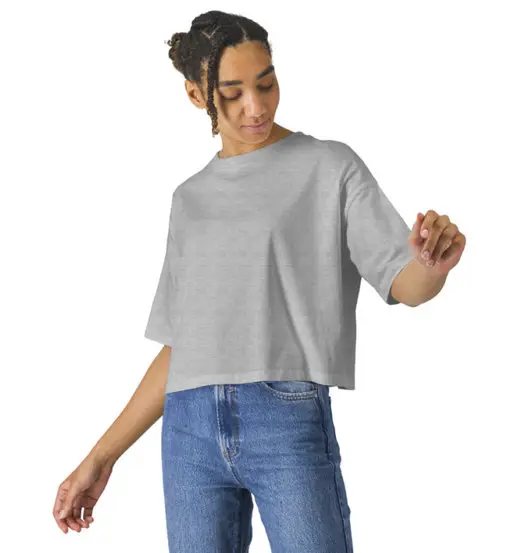 Logo Tee W - T-shirt - donna Grey