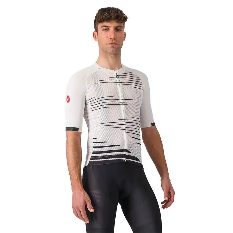 Maglia Ciclismo Climber S 4 0 Bianco Nero Uomo XXL