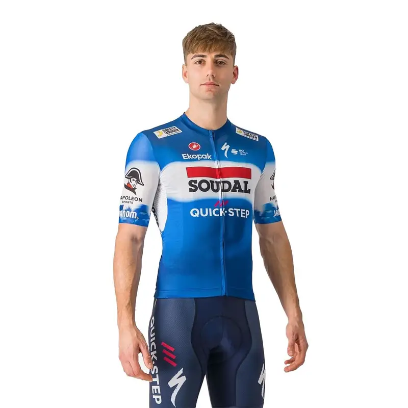 Maglia Ciclismo Competizione 3 Soudal Quick Step 2024 Uomo L