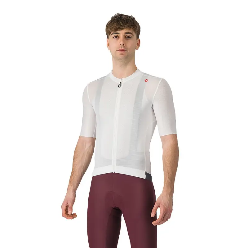 Maglia Ciclismo Espresso Bianco Grigio Uomo XL