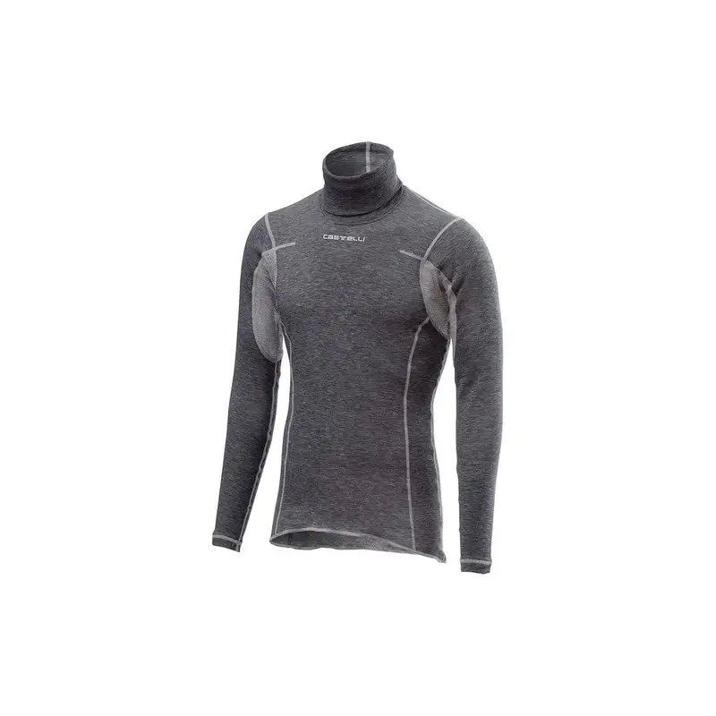 Maglia Manica Lunga Flanders Collo Alto Grigio Uomo XXL