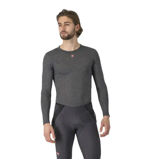 Medio Base LS - maglietta tecnica ciclismo - uomo Grey