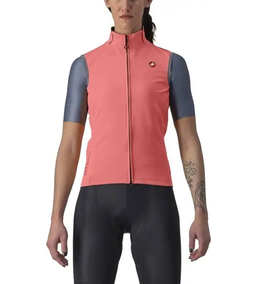 Castelli Gilet Donna Rosa 2485182