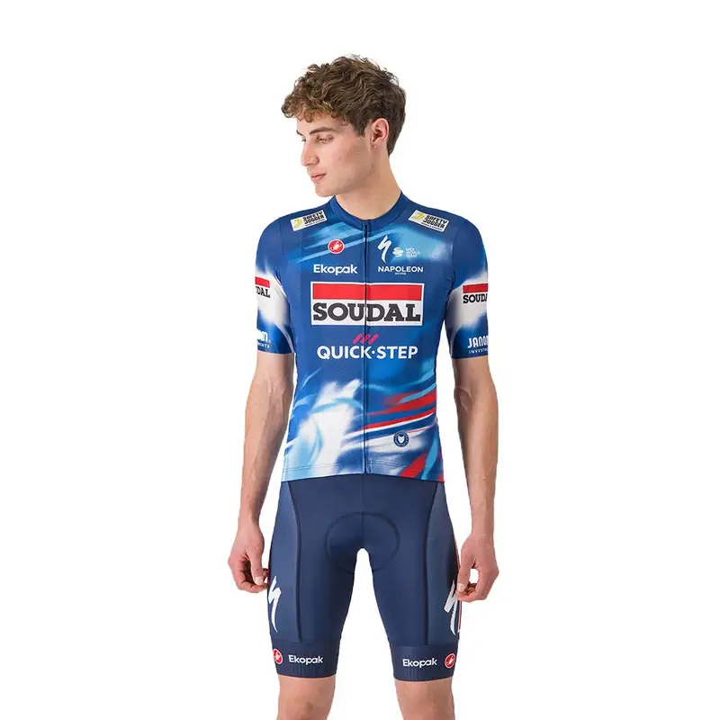 Salopette Ciclismo Competizione Soudal Quick Step 2024 Belgian B Uomo XL