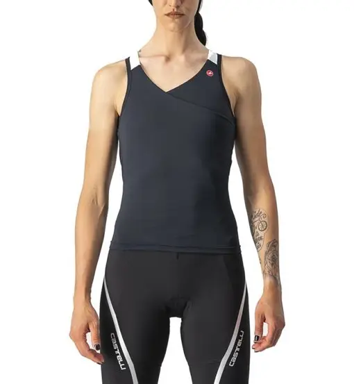 Solaris - top ciclismo - donna Black