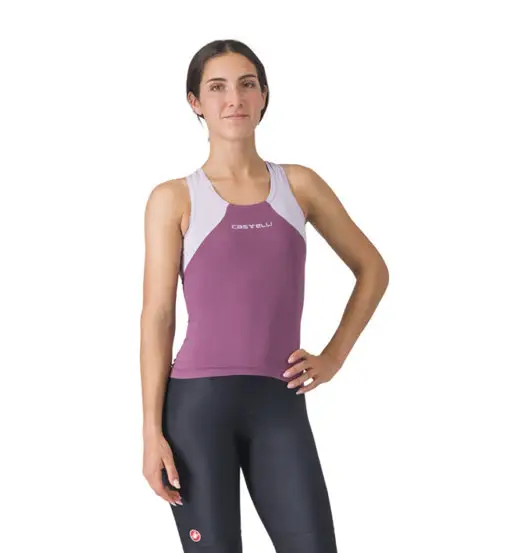 Sole - top ciclismo - donna Purple