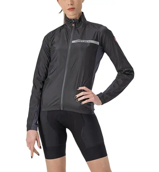 Squadra Stretch W - giacca ciclismo - donna Black