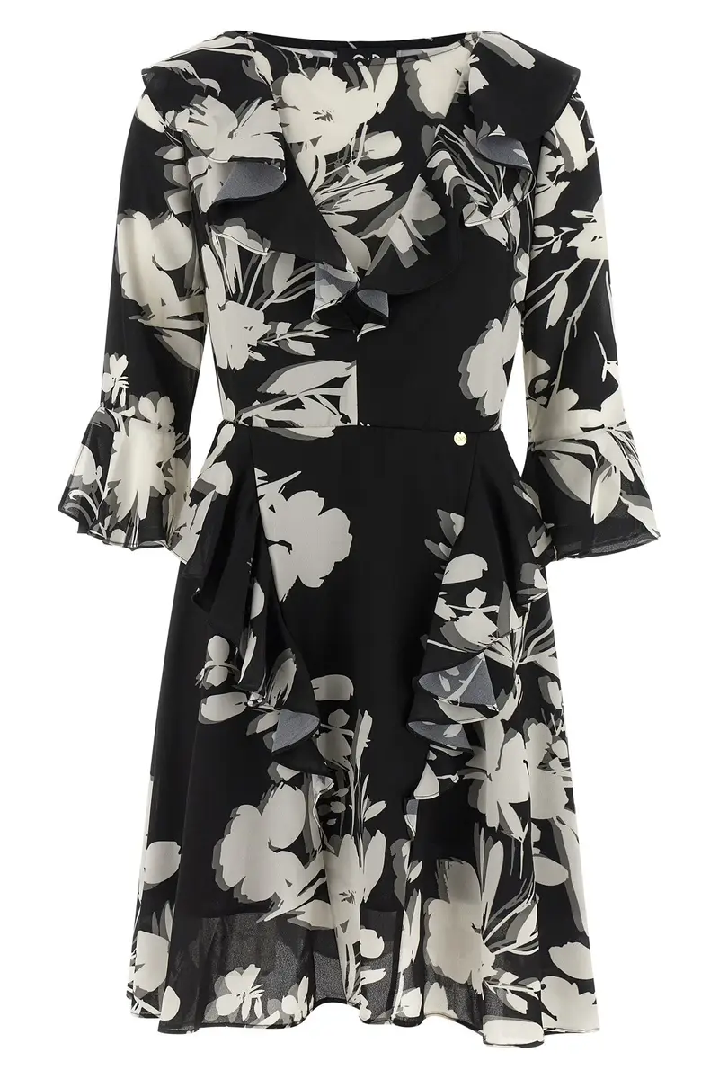 Abito Georgette Bianco