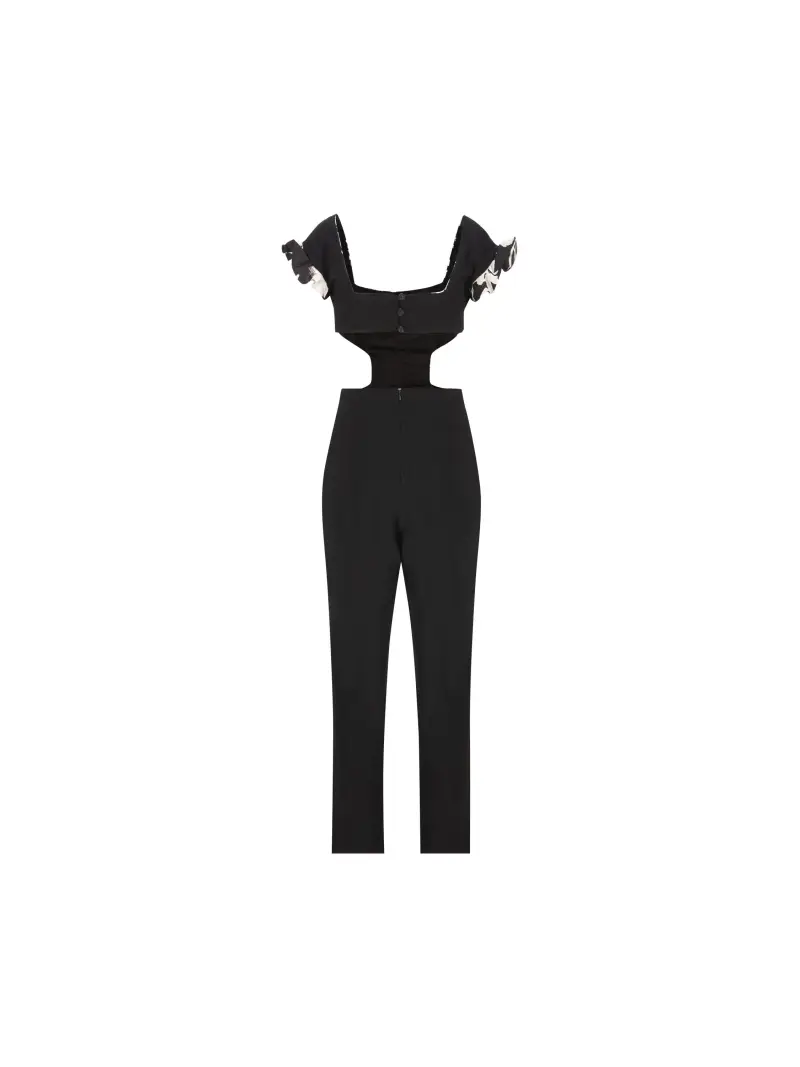 Tuta Cut Out NERO miniatura 2