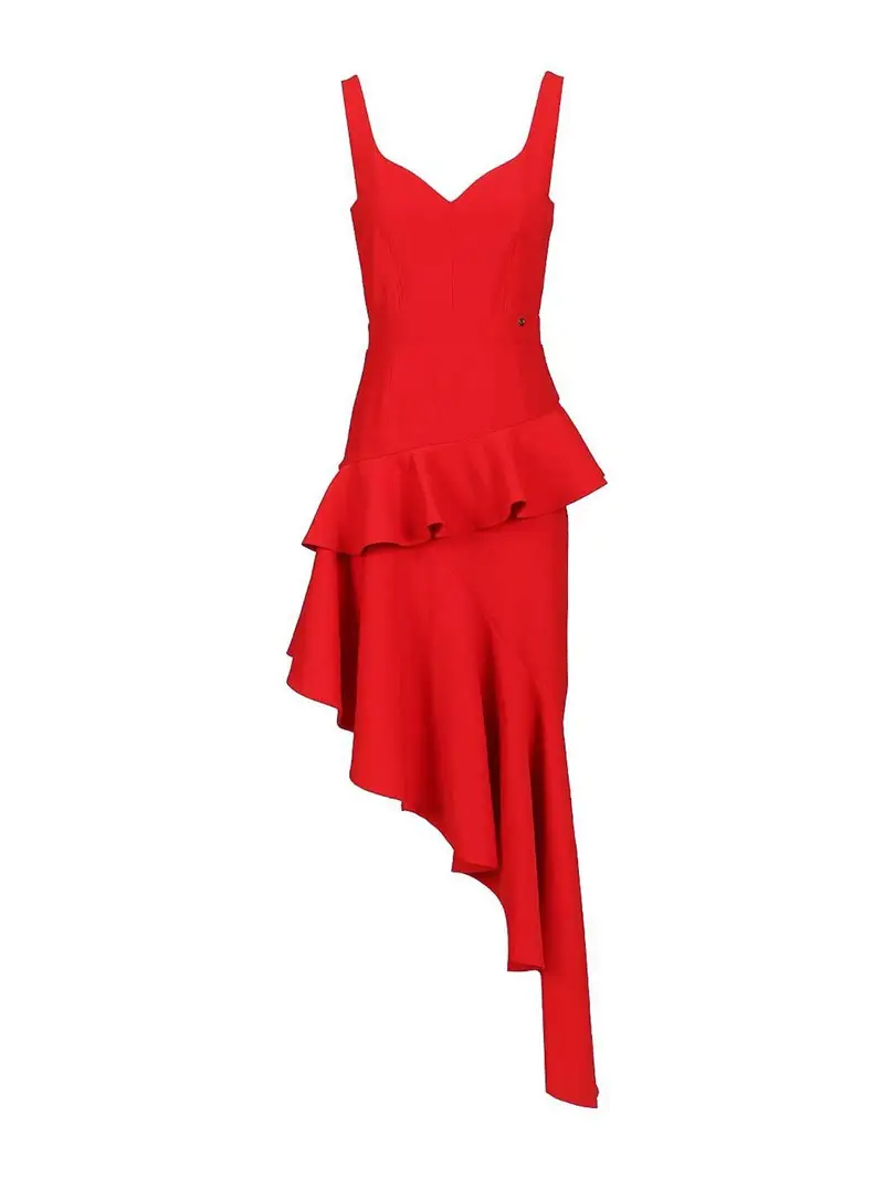 Vestito lungo Marilyn Rosso