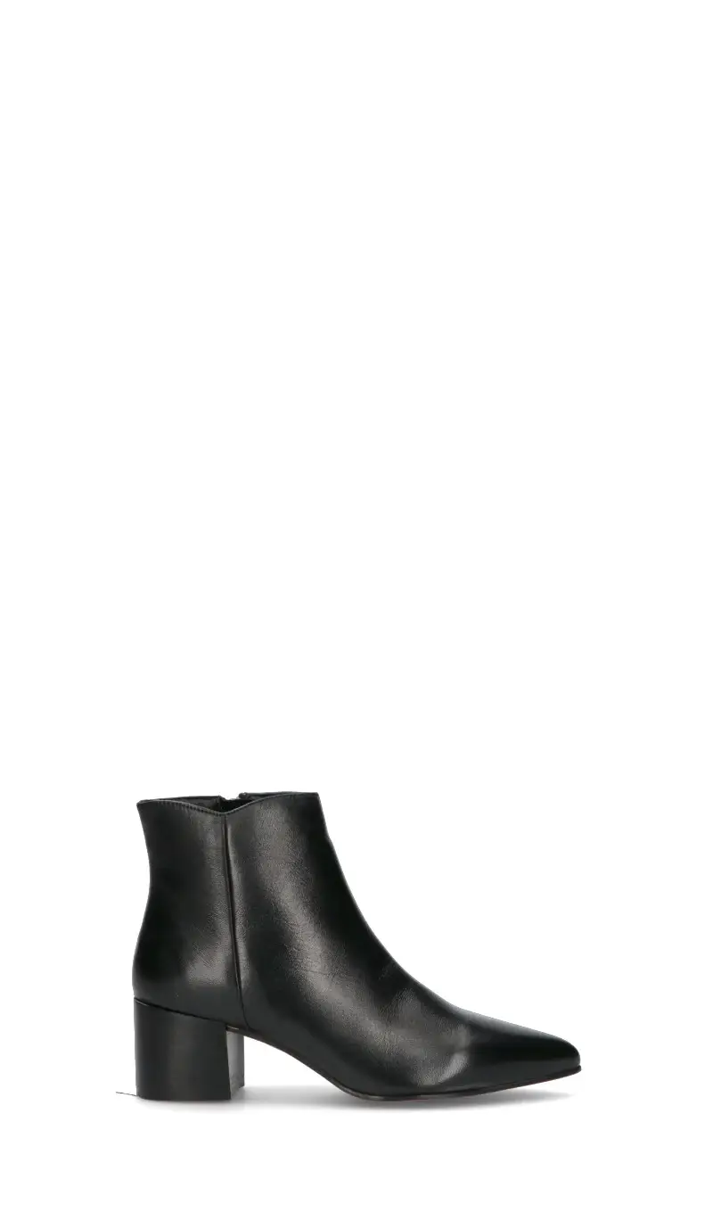 Tronchetto donna nero in pelle Vario