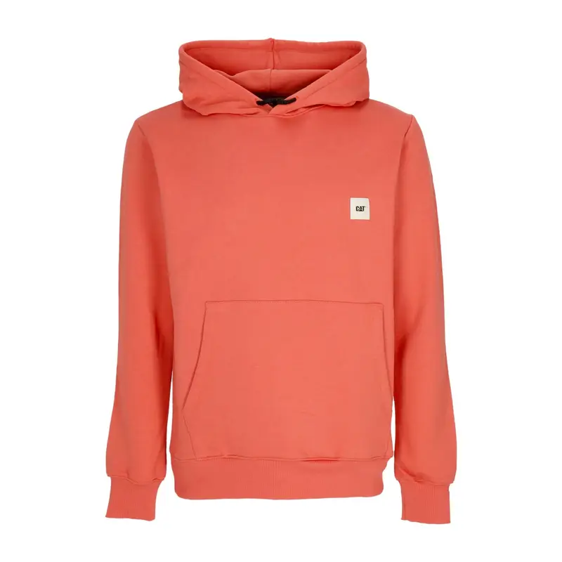 Felpa Leggera Cappuccio Uomo Essential Hoodie Orange Rust