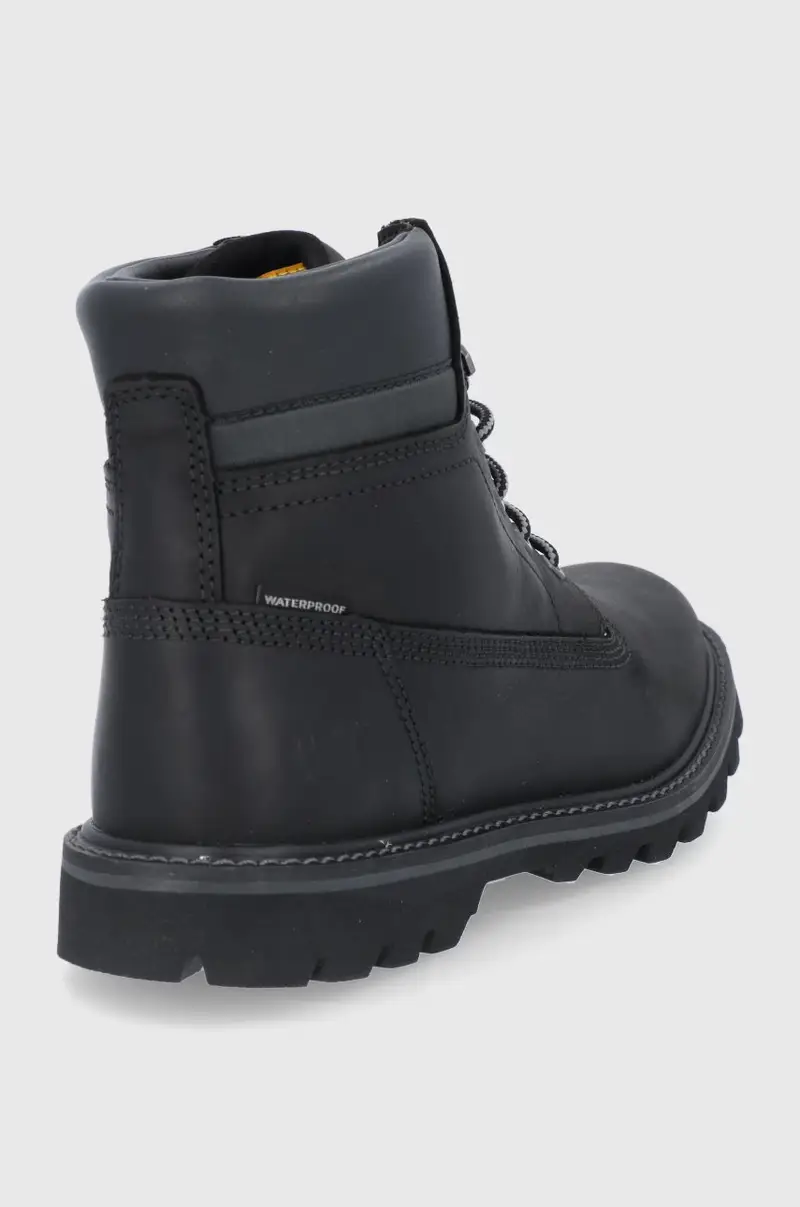 stivali da motociclista in pelle uomo Nero miniatura 3