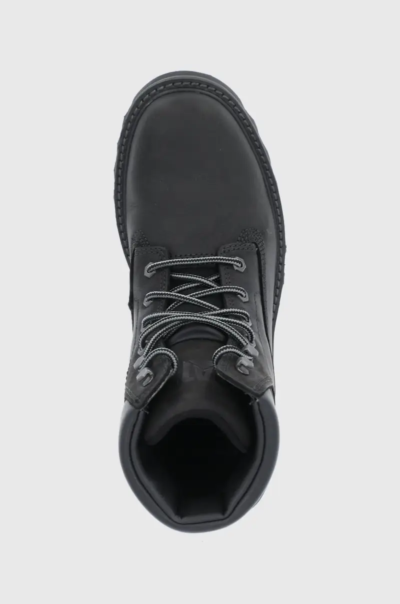 stivali da motociclista in pelle uomo Nero miniatura 4