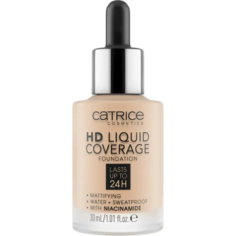 Viso HD Liquid Coverage Fondotinta 010-Light Beige - Fondotinta miniatura 2