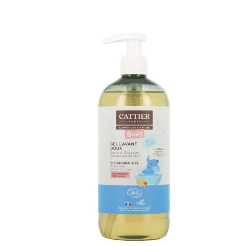 Cattier Bebe Gel Lavante Morbido Corpo E Capelli Bio 500ml