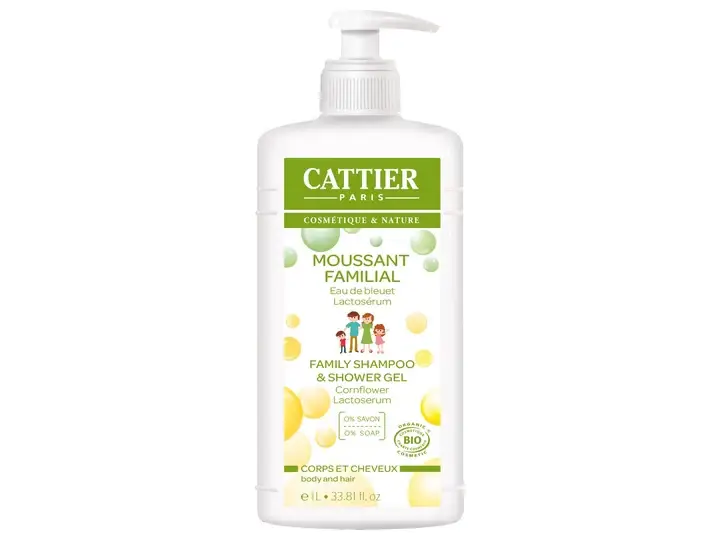 Cattier Detergente Famiglia Corpo & Capelli BIO 1Litro