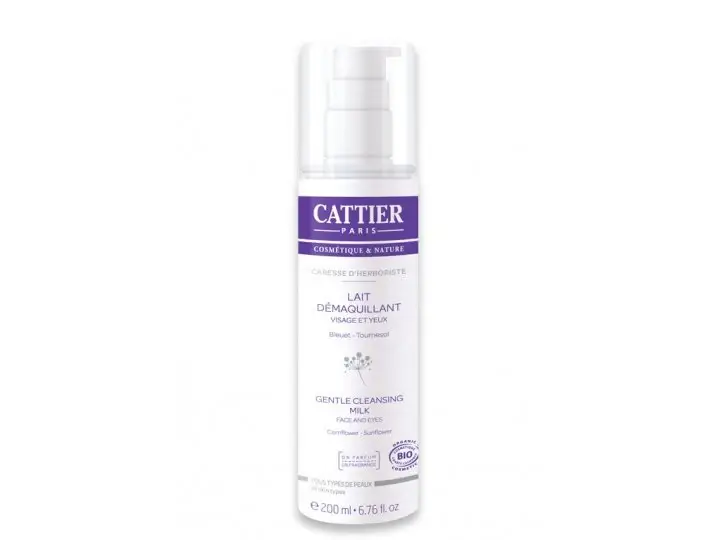 Cattier Erboristeria Latte Struccante Viso & Occhi Fiordaliso Girasole BIO 200ML