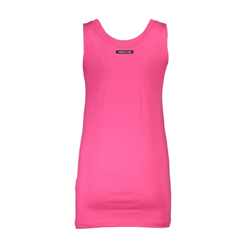 Cavalli Class Canotta Donna Rosa con Stampa miniatura 2
