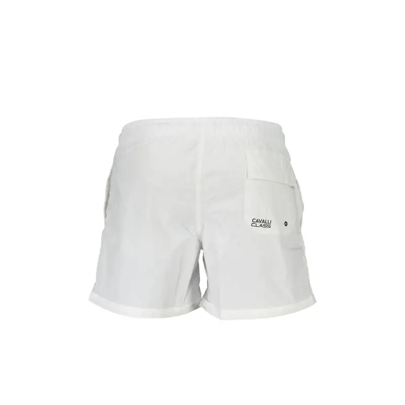 Costume da Mare Uomo Bianco Stampa Logo miniatura 2