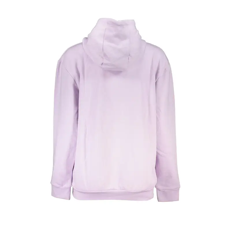 Felpa Donna Viola con Cappuccio e Logo miniatura 2