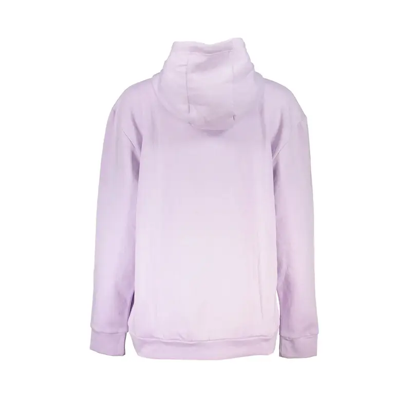 Felpa Donna Viola con Cappuccio e Logo miniatura 2