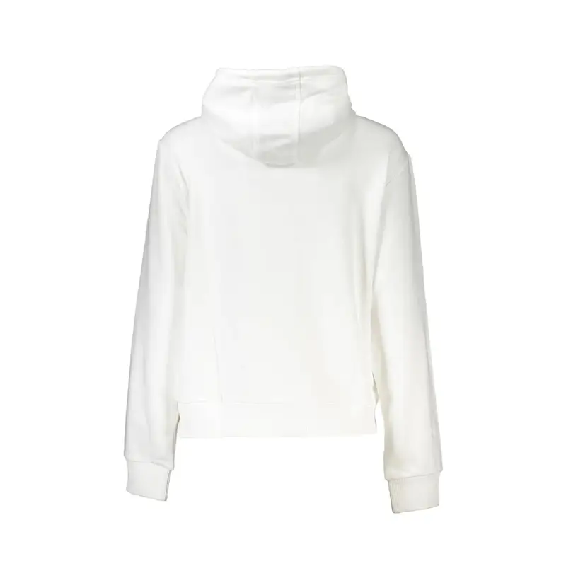 Felpa Maniche Lunghe Donna Bianca Stampa Bianco miniatura 2