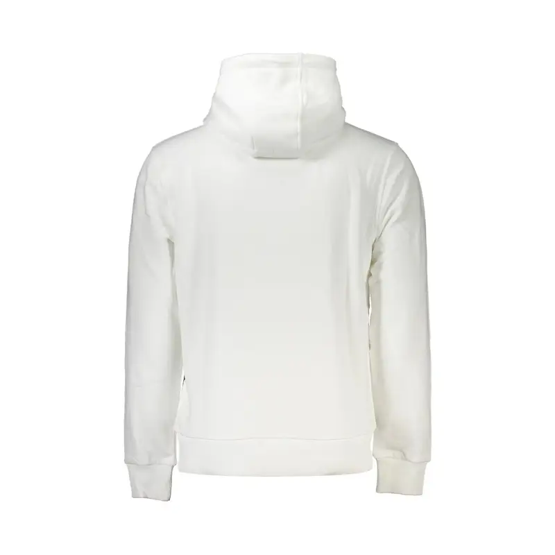 Felpa Maniche Lunghe Uomo Bianca Stampa Bianco miniatura 2