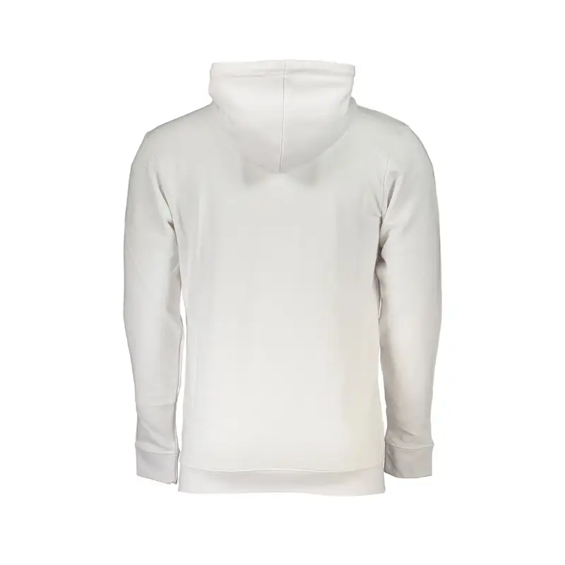 Felpa Maniche Lunghe Uomo Bianca Stampa Bianco miniatura 2