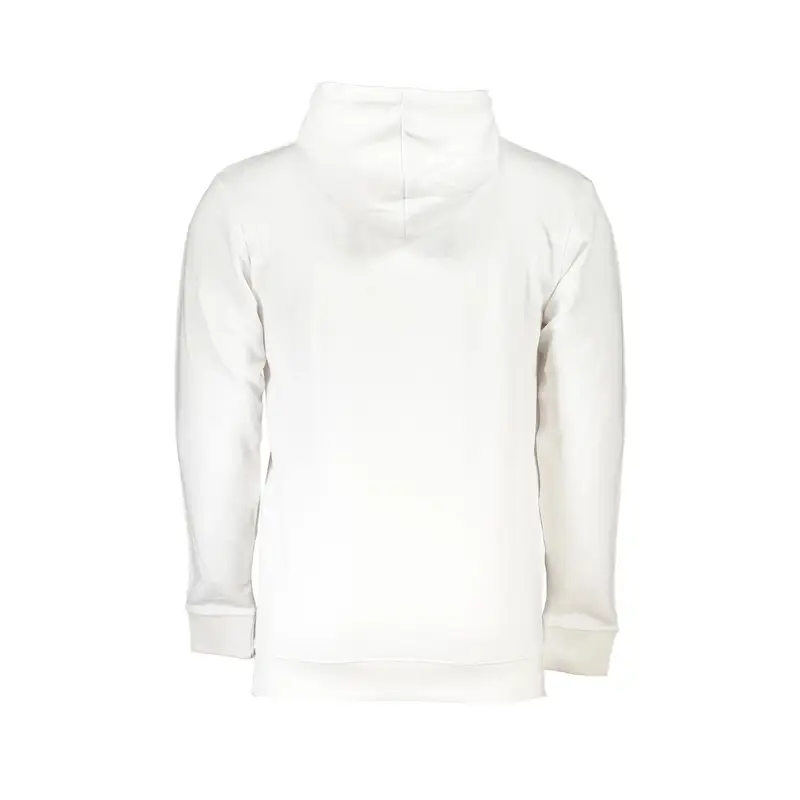 Felpa Maniche Lunghe Uomo Bianca Stampa Bianco miniatura 2