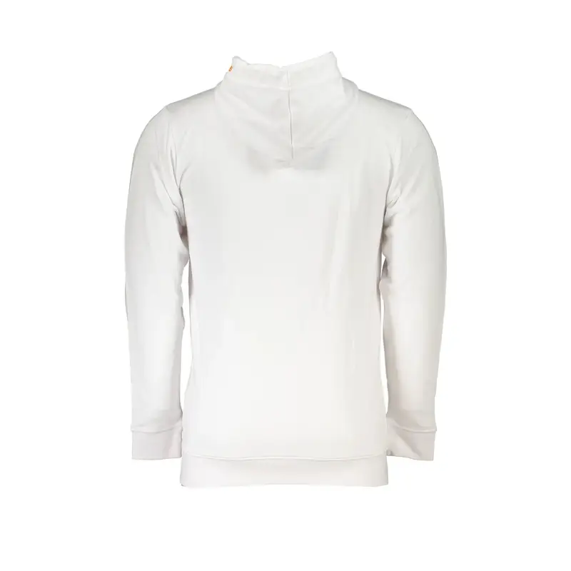 Felpa Maniche Lunghe Uomo Bianca Zip Bianco miniatura 2
