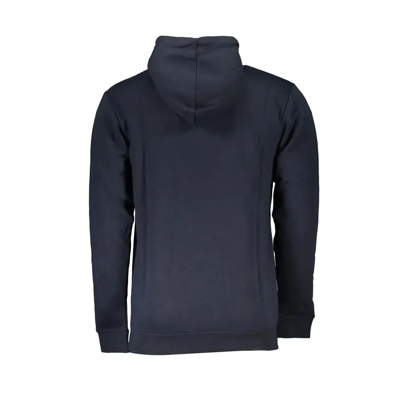 Felpa Maniche Lunghe Uomo Blu Stampa miniatura 2