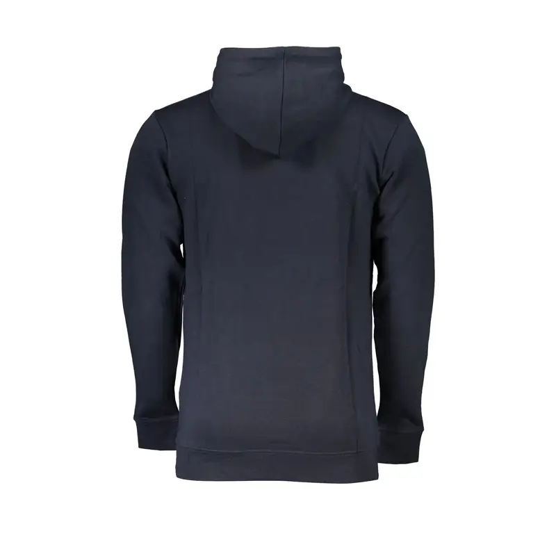 Felpa Maniche Lunghe Uomo Blu Stampa miniatura 2