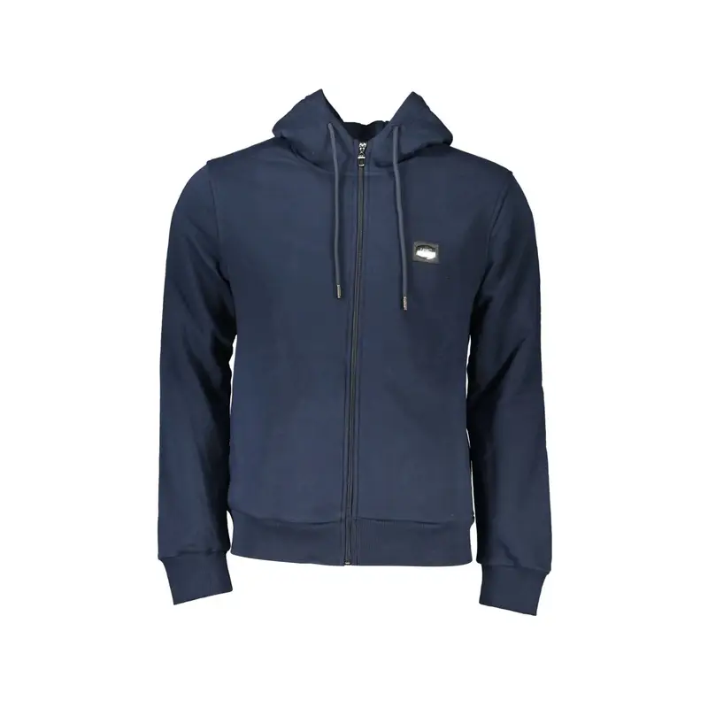 Felpa Maniche Lunghe Uomo Blu Zip