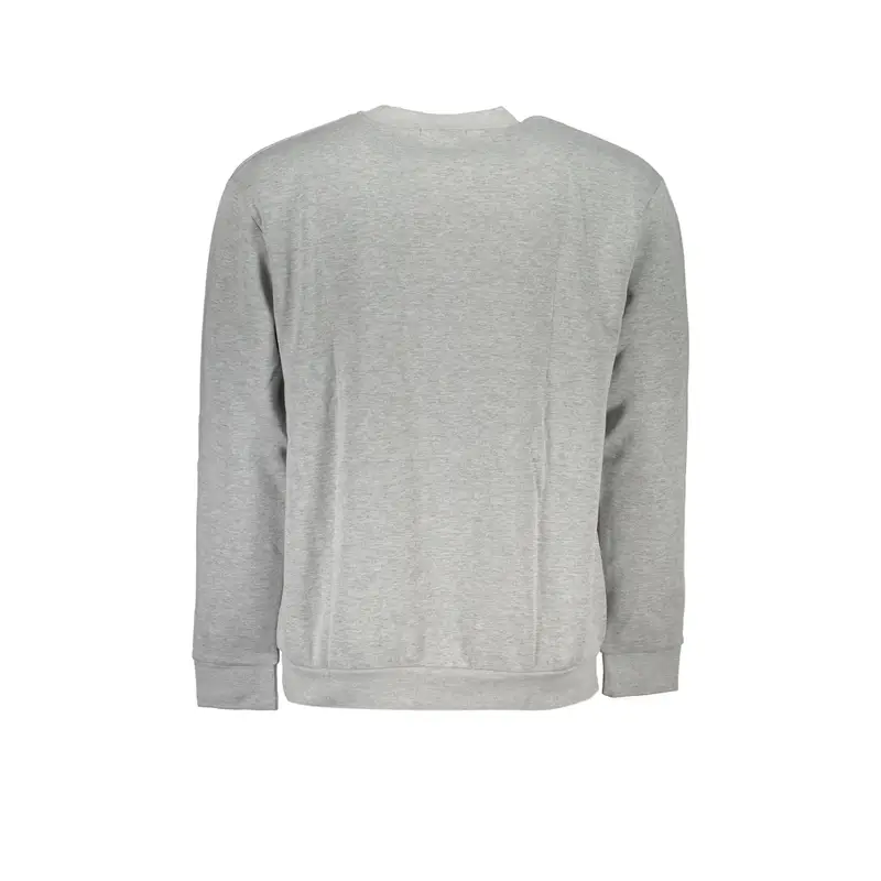 Felpa Maniche Lunghe Uomo Grigia Ricamo Grigio miniatura 2