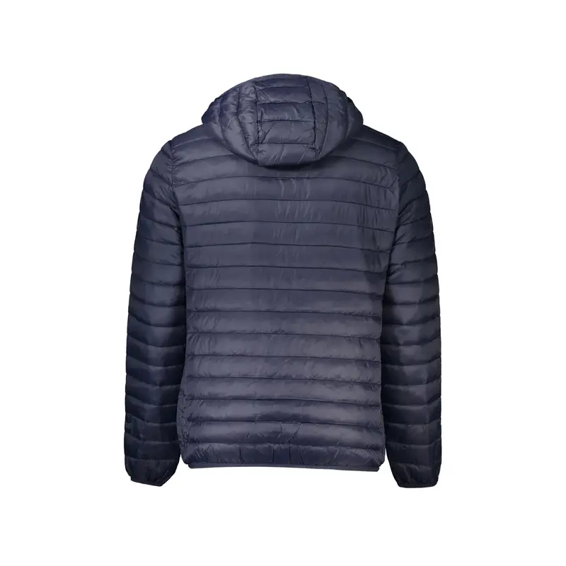 Giubbotto Uomo Blu con Cappuccio e Imbottitura Leggera miniatura 2