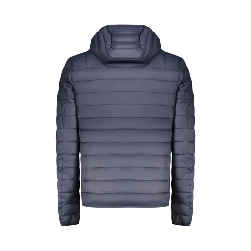 Giubbotto Uomo Blu con Cappuccio e Imbottitura Leggera miniatura 2