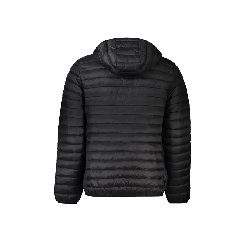 Giubbotto Uomo Nero con Cappuccio e Imbottitura Leggera miniatura 2