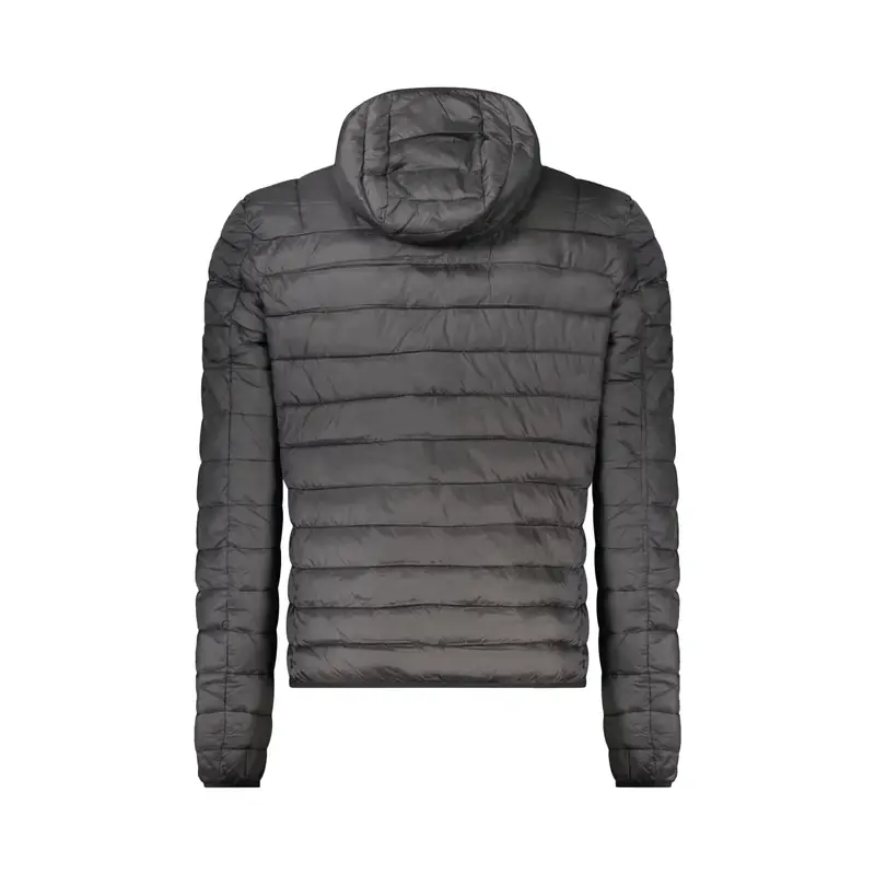 Giubbotto Uomo Nero con Cappuccio e Imbottitura Leggera miniatura 2