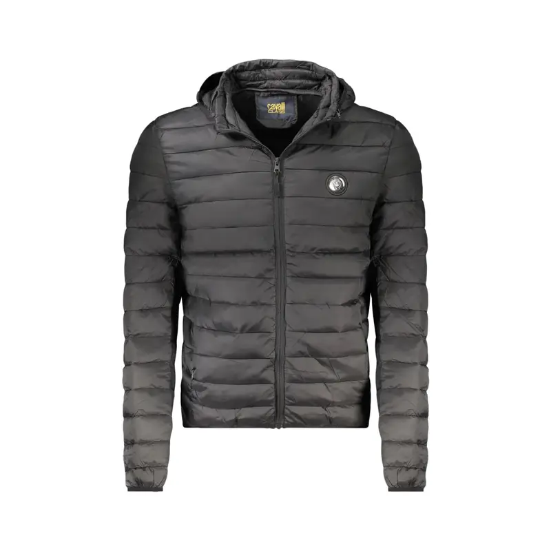 Giubbotto Uomo Nero con Cappuccio e Imbottitura Leggera