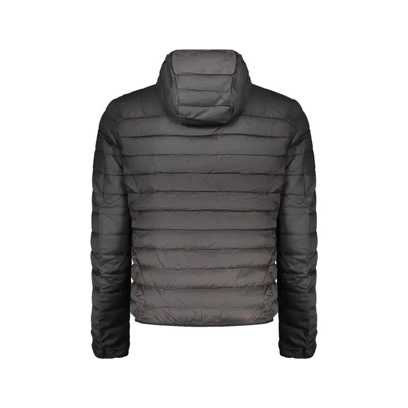 Giubbotto Uomo Nero con Cappuccio e Imbottitura Leggera miniatura 2