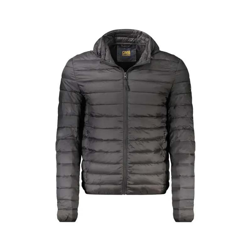 Giubbotto Uomo Nero con Cappuccio e Imbottitura Leggera