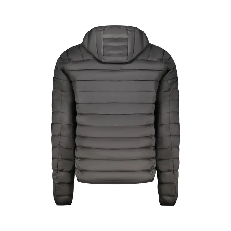 Giubbotto Uomo Nero con Cappuccio Removibile miniatura 2