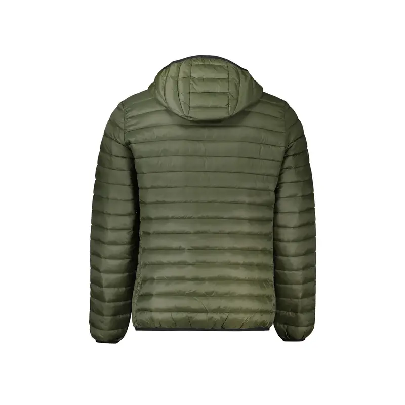 Giubbotto Uomo Verde con Cappuccio e Imbottitura Leggera miniatura 2