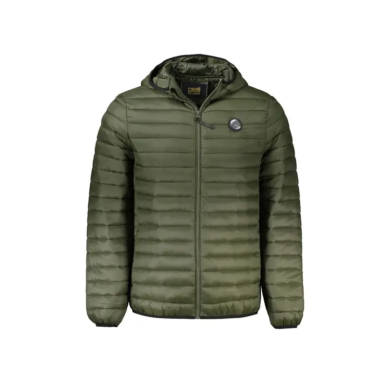 Giubbotto Uomo Verde con Cappuccio e Imbottitura Leggera