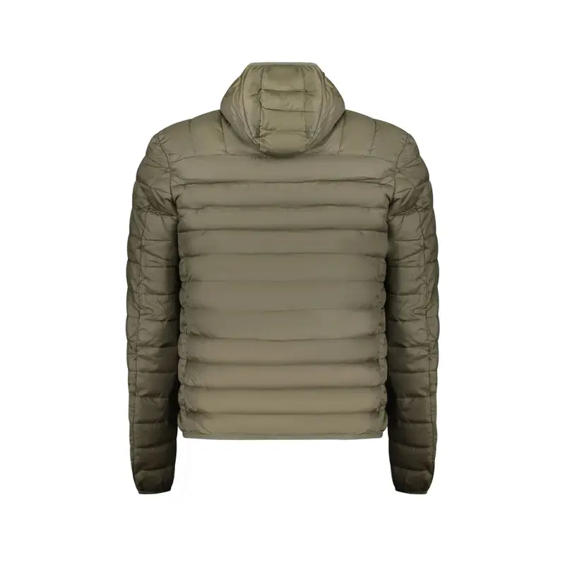 Giubbotto Uomo Verde con Cappuccio e Imbottitura Leggera miniatura 2