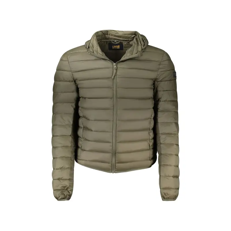 Giubbotto Uomo Verde con Cappuccio e Imbottitura Leggera