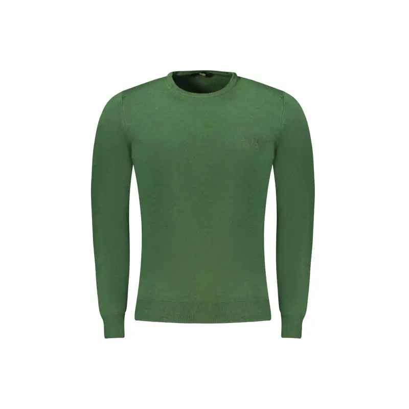 Maglia Uomo Verde Girocollo con Logo