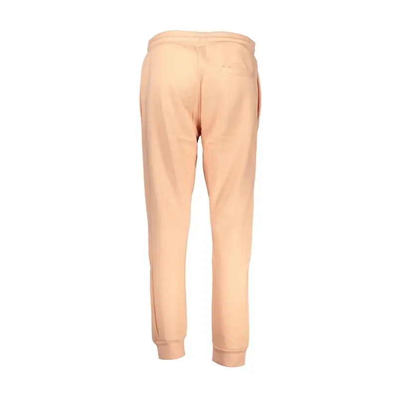 Pantalone Tuta Uomo Rosa Felpato Elastico Ricamo Logo miniatura 2